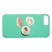 Coques Case-Mate iPhone Chat mignon de sushi (Dos (Horizontal))