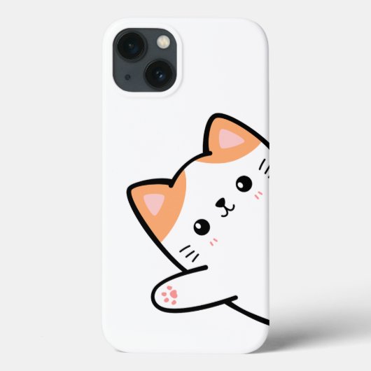 Coques Case-Mate iPhone Chat mignon drôle (Verso)