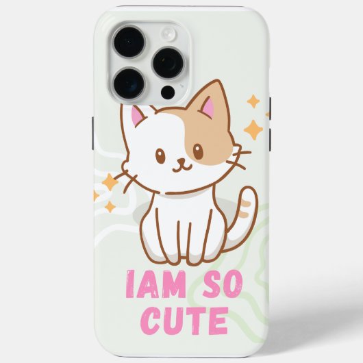 Coques Case-Mate iPhone chat mignon je suis si mignon (Verso)