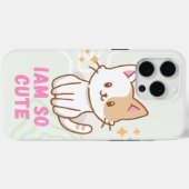 Coques Case-Mate iPhone chat mignon je suis si mignon (Verso (horizontal))