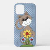 Coques Case-Mate iPhone chat mignon sur pois (Verso)