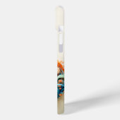 Coques Case-Mate iPhone Chat mignonne avec fleurs Papier Coupe (Verso / Gauche)