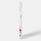 Coques Case-Mate iPhone Chat mignonne avec fleurs Papier Coupe (Verso / Gauche)