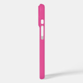 Coques Case-Mate iPhone Chat moderne du milieu du siècle, Fuchsia et rose  (Verso / Gauche)