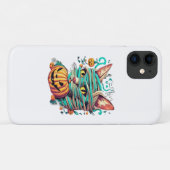 Coques Case-Mate iPhone Chat momie drôle Halloween (Dos (Horizontal))