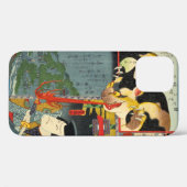 Coques Case-Mate iPhone Chat monstre, Toyokuni, Ukiyo-e (Verso (horizontal))