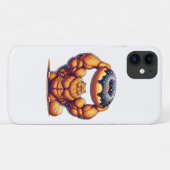 Coques Case-Mate iPhone Chat Musclé qui Soulève un Beignet (Dos (Horizontal))