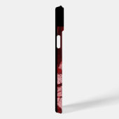 COQUES Case-Mate iPhone CHAT MUSICAL AVEC OWL EN ROUGE RUBY GEM MONOGRAM (Verso / Droite)