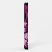 Coques Case-Mate iPhone CHAT MUSICAL, Violet rose et blanc (Dos/Droite)
