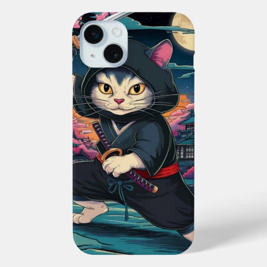 Coques Case-Mate iPhone Chat Ninja Mignon (Verso)