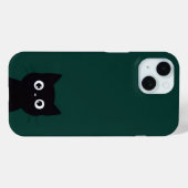 Coques Case-Mate iPhone Chat noir (Verso (horizontal))