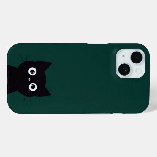 Coques Case-Mate iPhone Chat noir (Verso (horizontal))