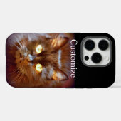 Coques Case-Mate iPhone chat noir (Verso (horizontal))