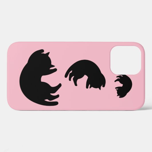 Coques Case-Mate iPhone Chat noir (Verso (horizontal))