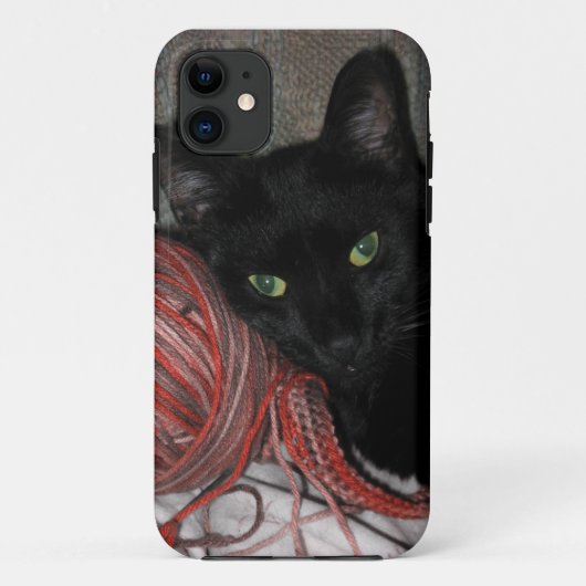 Coques Case-Mate iPhone Chat noir (Dos)