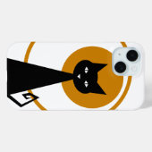Coques Case-Mate iPhone Chat noir (Verso (horizontal))