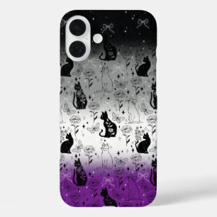 Coques iPhone 16 Plus Chat noir Aexé Pride - Mystique