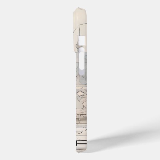 Coques Case-Mate iPhone Chat noir, art numérique (Verso / Gauche)