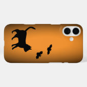 Coques Case-Mate iPhone Chat noir avec chauve-souris (Verso (horizontal))