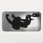 Coques Case-Mate iPhone CHAT NOIR blanc (Dos (Horizontal))