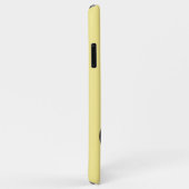 Coques Case-Mate iPhone Chat noir de milieu de siècle et fond doré (Dos/Droite)