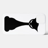 Coques Case-Mate iPhone Chat noir de Stylized (Verso (horizontal))