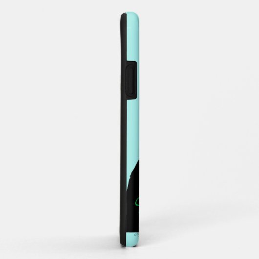 Coques Case-Mate iPhone Chat noir de Sugar (Dos/Droite)