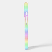 Coques Case-Mate iPhone Chat noir et papillon sur arc-en-ciel (Verso / Gauche)