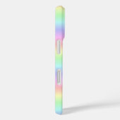 Coques Case-Mate iPhone Chat noir et papillon sur arc-en-ciel (Verso / Droite)