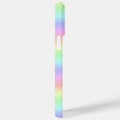 Coques Case-Mate iPhone Chat noir et papillon sur arc-en-ciel (Verso / Droite)