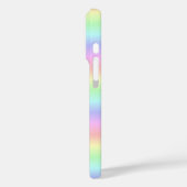 Coques Case-Mate iPhone Chat noir et papillon sur arc-en-ciel (Verso / Gauche)