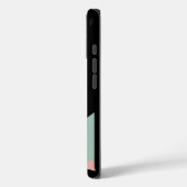 Coques Case-Mate iPhone Chat noir géométrique (Verso / Gauche)