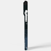 Coques Case-Mate iPhone Chat noir gothique, Cadeau gothique, Chat noir de (Verso / Gauche)