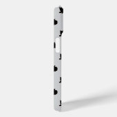 Coques Case-Mate iPhone Chat noir (gris) (Verso / Droite)