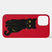 Coques Case-Mate iPhone Chat noir, Louis Wain (Verso (horizontal))