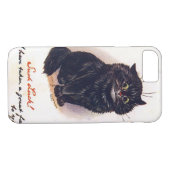 Coques Case-Mate iPhone Chat noir, Louis Wain (Dos (Horizontal))