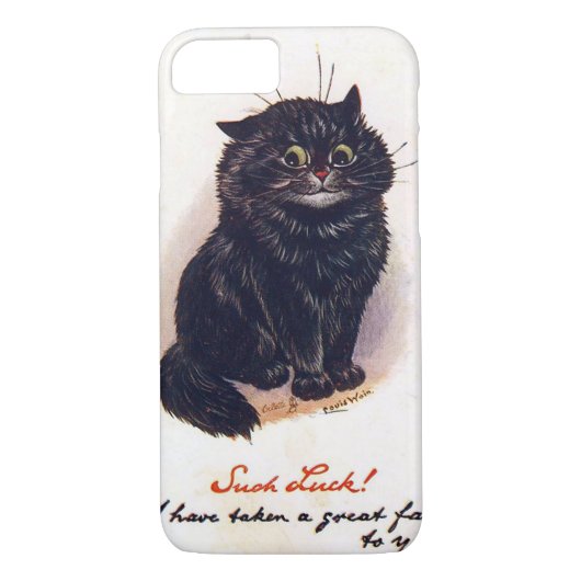 Coques Case-Mate iPhone Chat noir, Louis Wain (Dos)
