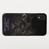 Coques Case-Mate iPhone Chat noir Lucky (Dos (Horizontal))