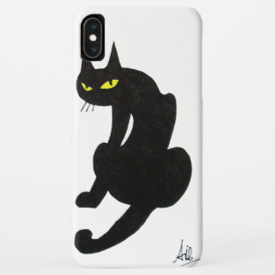 Etui iPhone Case-Mate CHAT NOIR NINJA Blanc