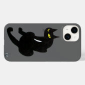 Coques Case-Mate iPhone CHAT NOIR NINJA gris (Verso (horizontal))