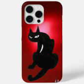 Coques Case-Mate iPhone CHAT NOIR NINJA Rouge (Verso)