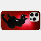 Coques Case-Mate iPhone CHAT NOIR NINJA Rouge (Verso (horizontal))