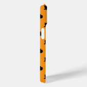Coques Case-Mate iPhone Chat noir (orange) (Verso / Droite)