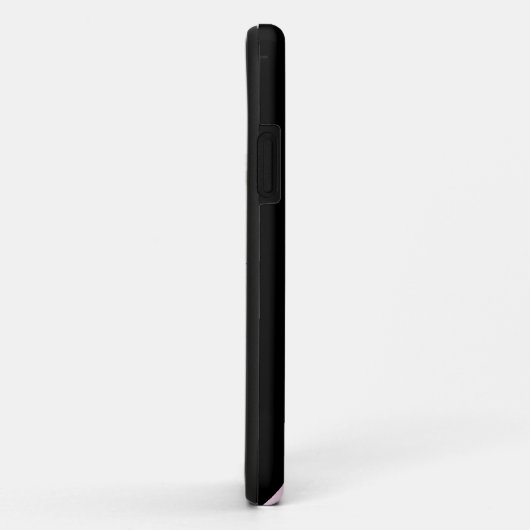 Coques Case-Mate iPhone Chat noir Sly rose (Dos/Droite)