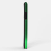 Coques Case-Mate iPhone CHAT NOIR vert (Dos/Droite)