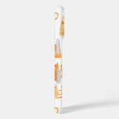 Coques Case-Mate iPhone Chat orange amusant (Verso / Droite)