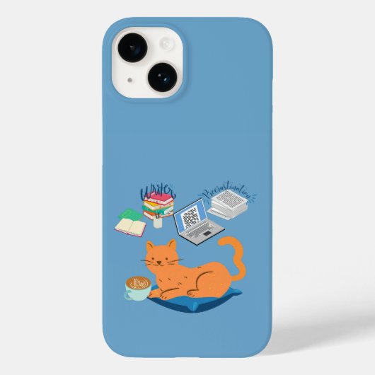 Coques Case-Mate iPhone Chat orange paresseux (Verso)