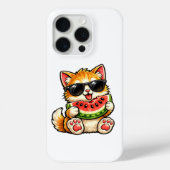 Coques Case-Mate iPhone Chat pastèque cool (Verso)