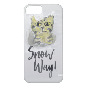 Coque iPhone 7 Chat peint Slogan Folk Art Design