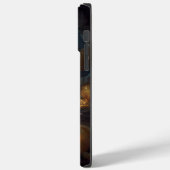 Coques Case-Mate iPhone Chat Persan Halloween avec citrouilles effrayantes (Verso / Gauche)